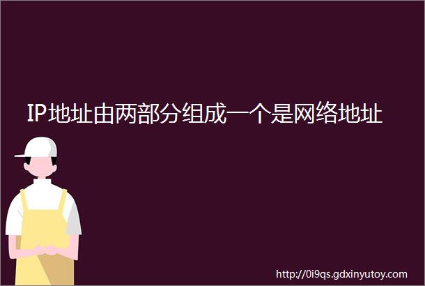 IP地址由两部分组成一个是网络地址